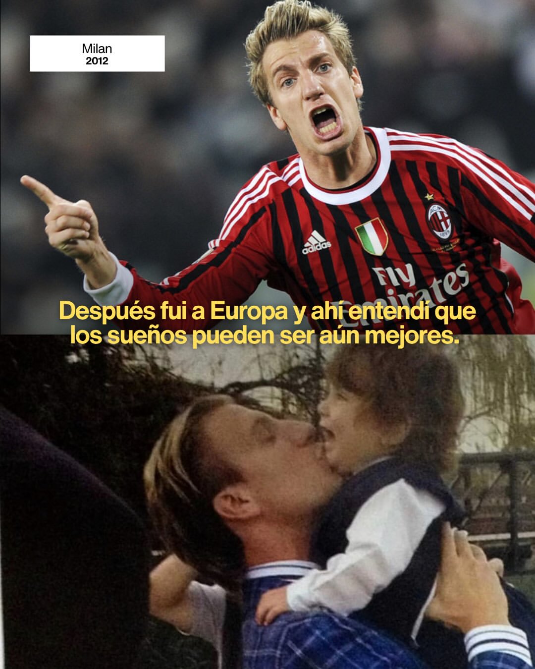 Maxi López mostró fotografías de su juventud | Fuente: Instagram/officialmaxilopez