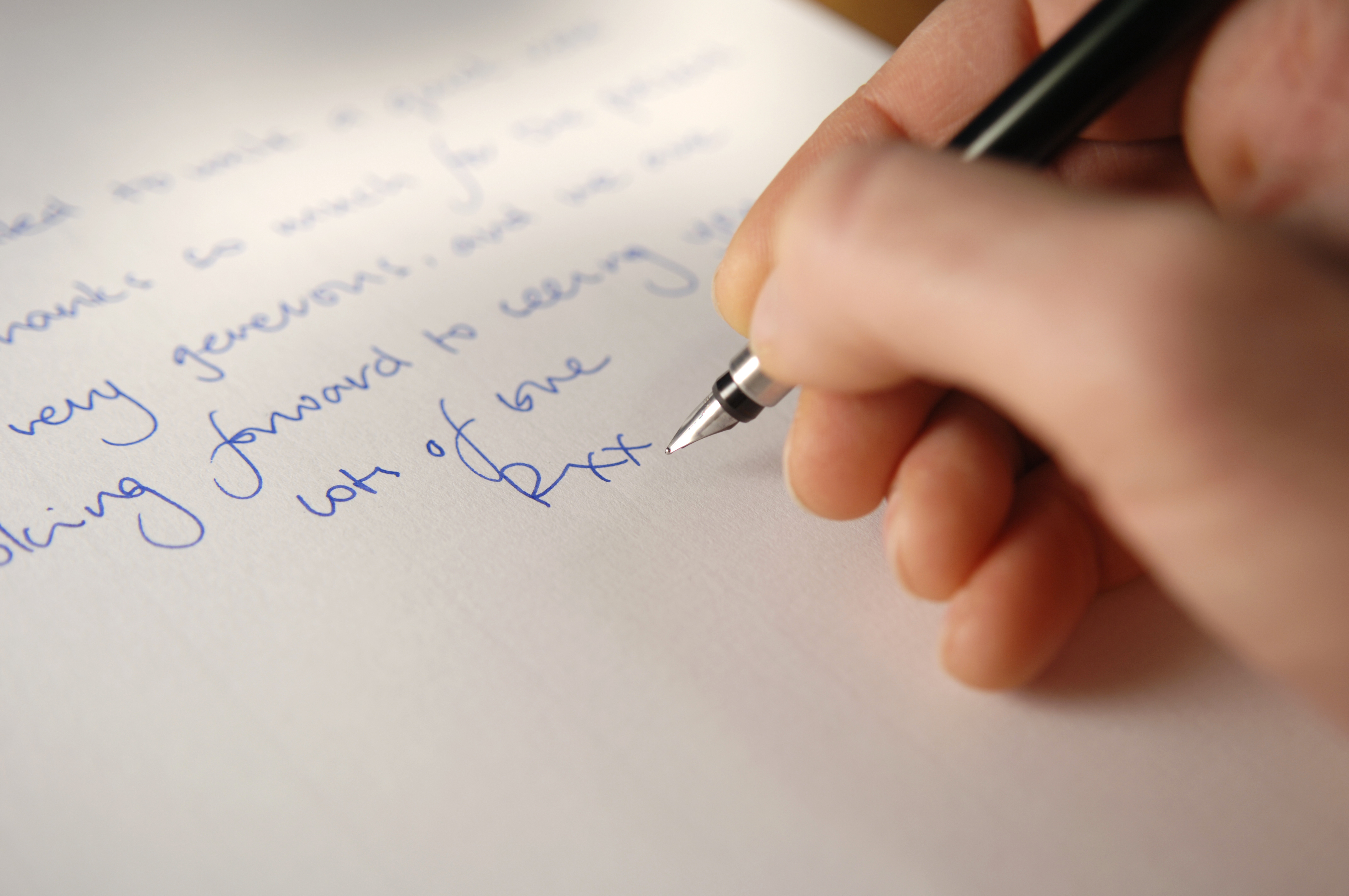 Serie de escritura a mano | Fuente: Getty Images