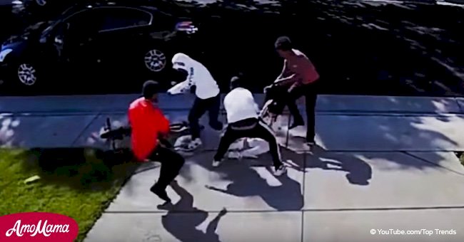 Cuatro jóvenes asaltan a chico indefenso de 12 años, y le roban sus zapatillas y su iPhone