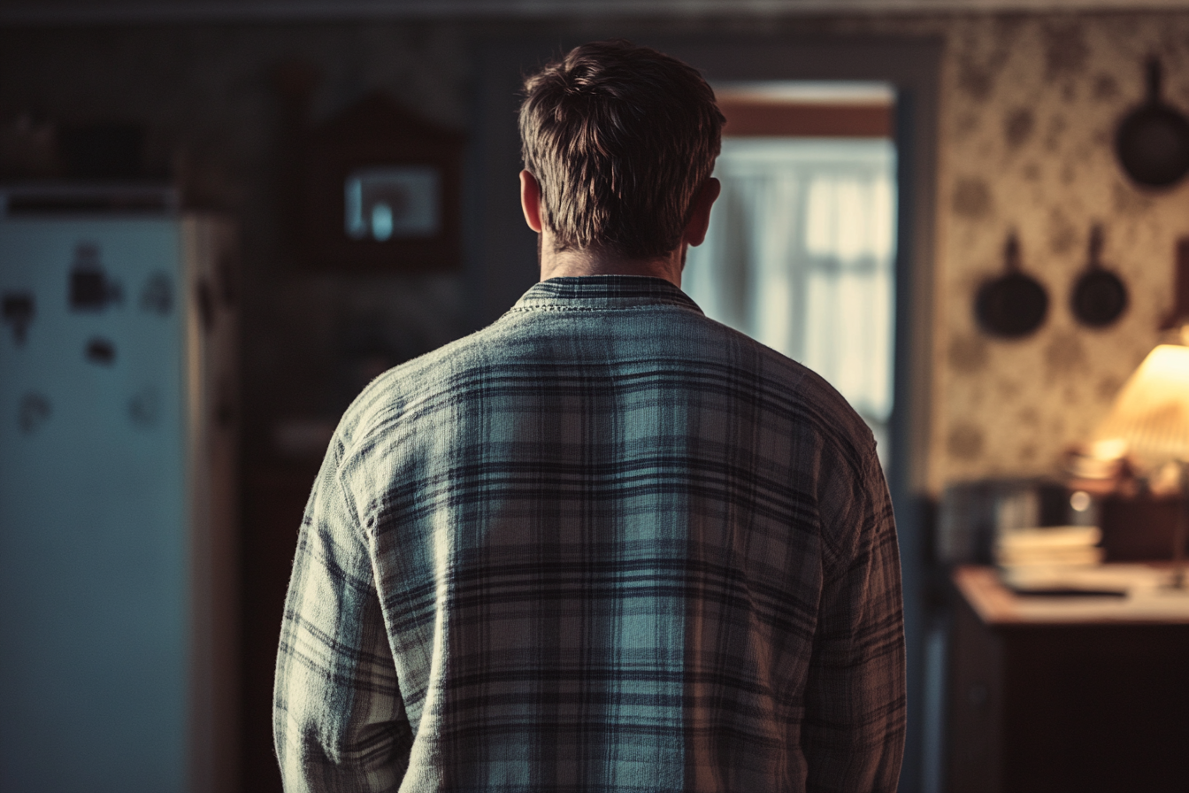 Un hombre en una casa | Fuente: Midjourney