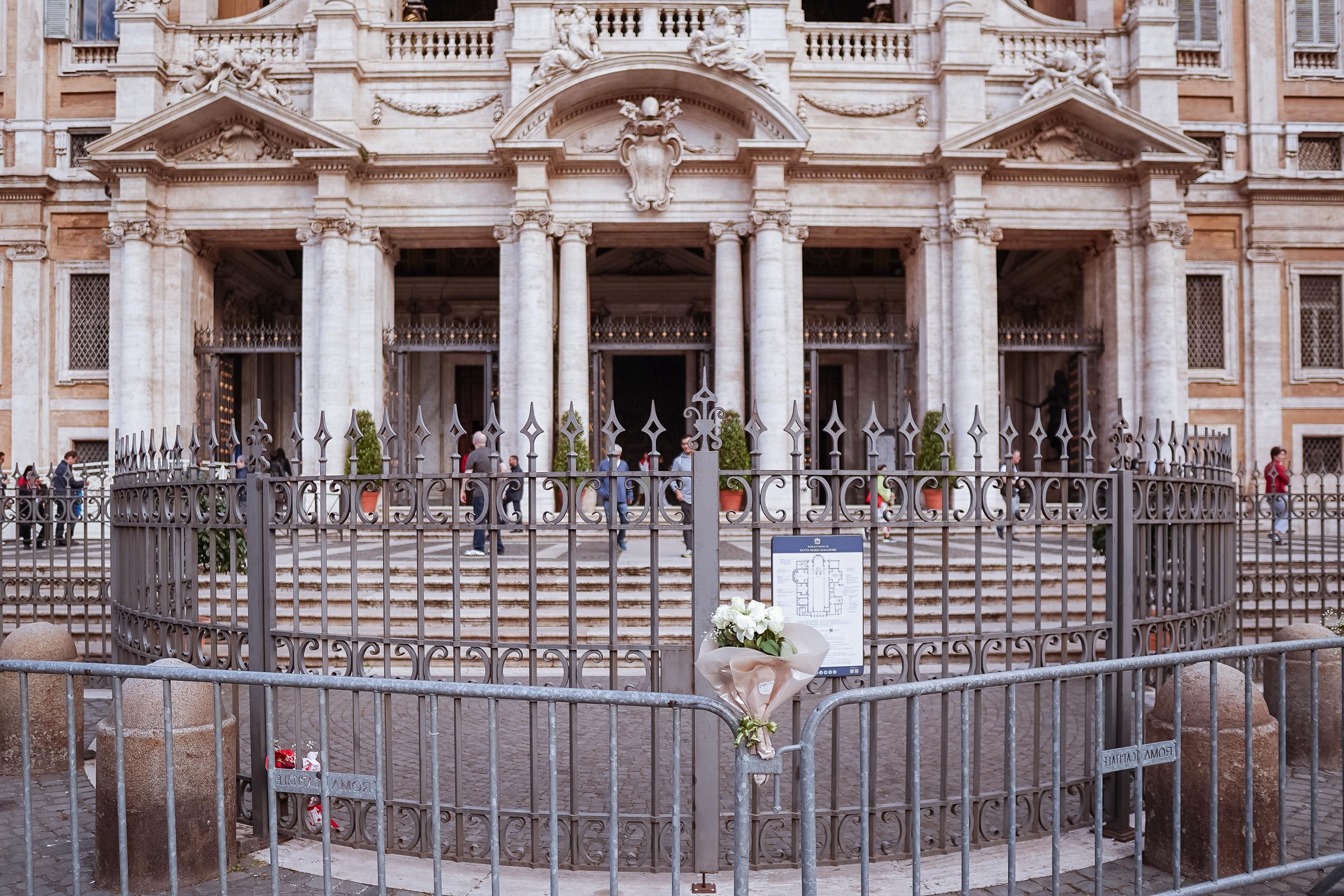 La Basílica de Santa María la Mayor de Roma, lugar elegido por el papa Francisco para su entierro, el 26 de abril de 2025. | Fuente: Getty Images