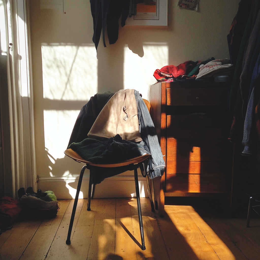 Una habitación desordenada | Fuente: Midjourney