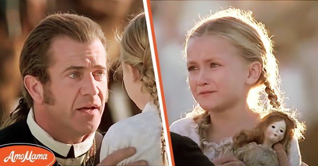 Mel Gibson y Skye McCole Bartusiak. | Foto: Youtube.com/Movieclips