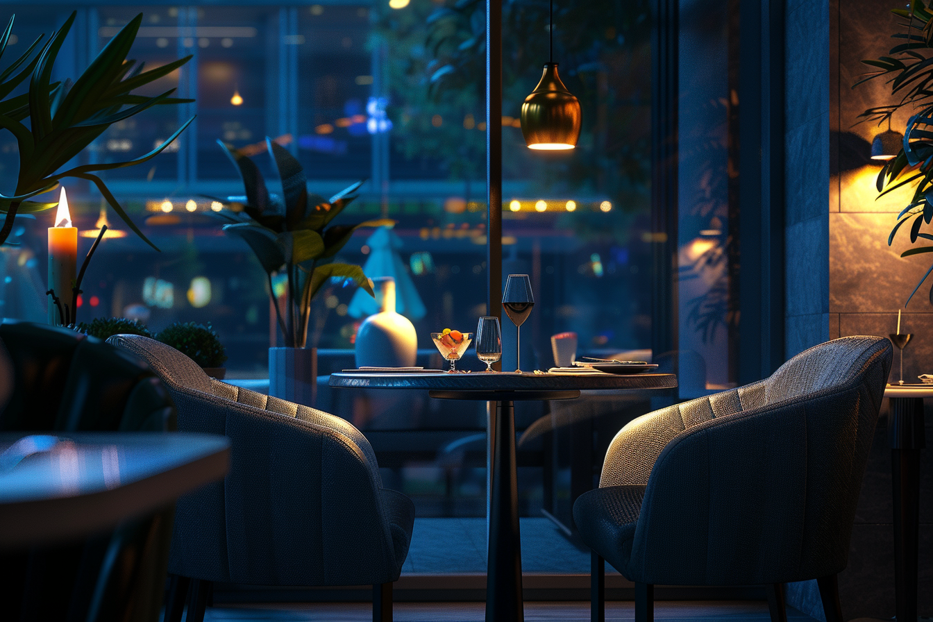 Una sección VIP en un restaurante | Fuente: Midjourney