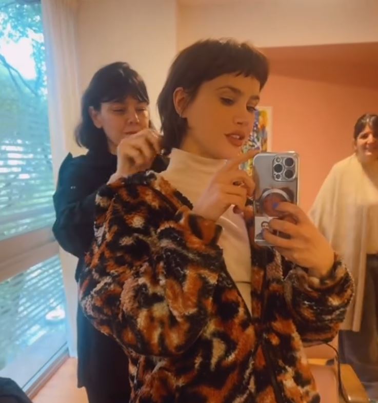 El nuevo look de Celeste Cid | Fuente: Instagram/mcelestia