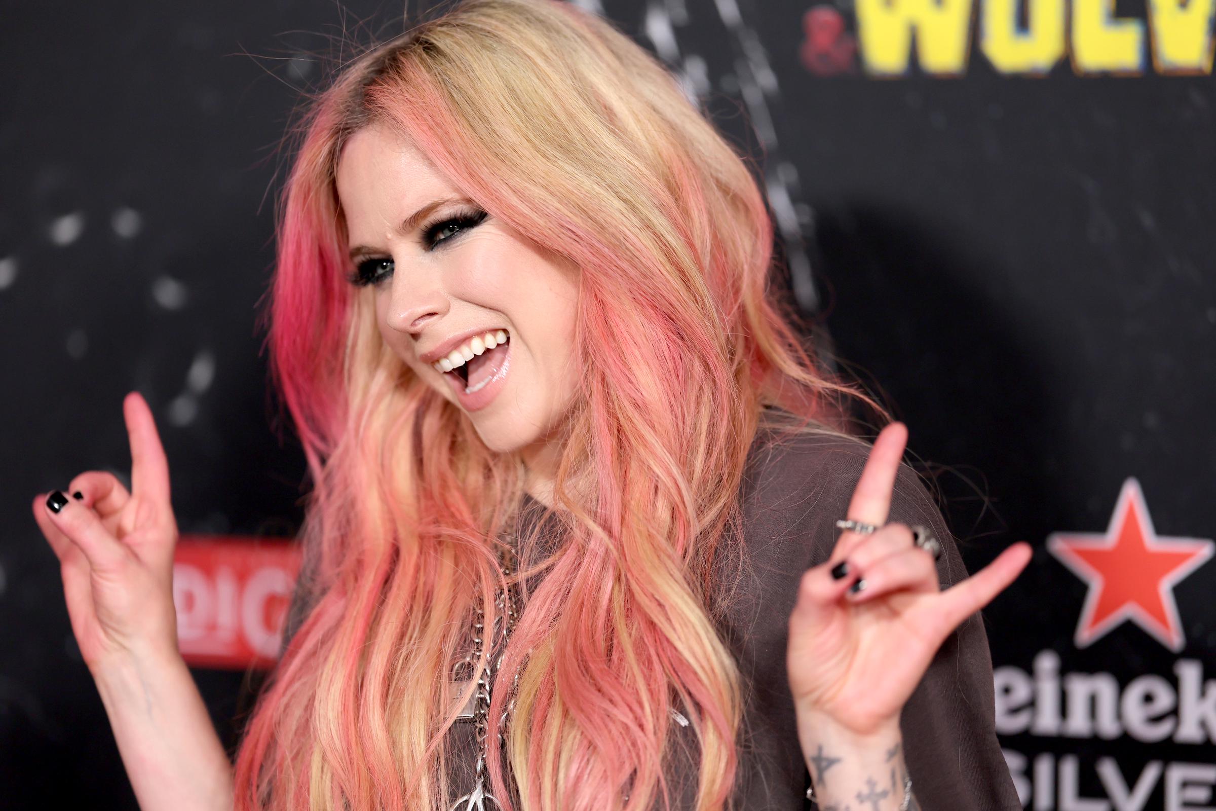 Avril Lavigne en el estreno mundial de "Deadpool & Wolverine" el 22 de julio de 2024, en Nueva York. | Fuente: Getty Images