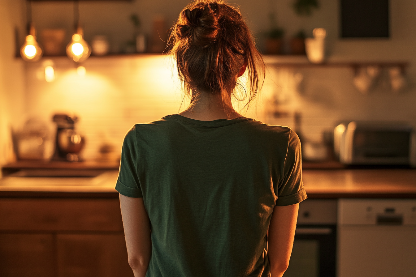 Una mujer mirando su cocina | Fuente: AmoMama