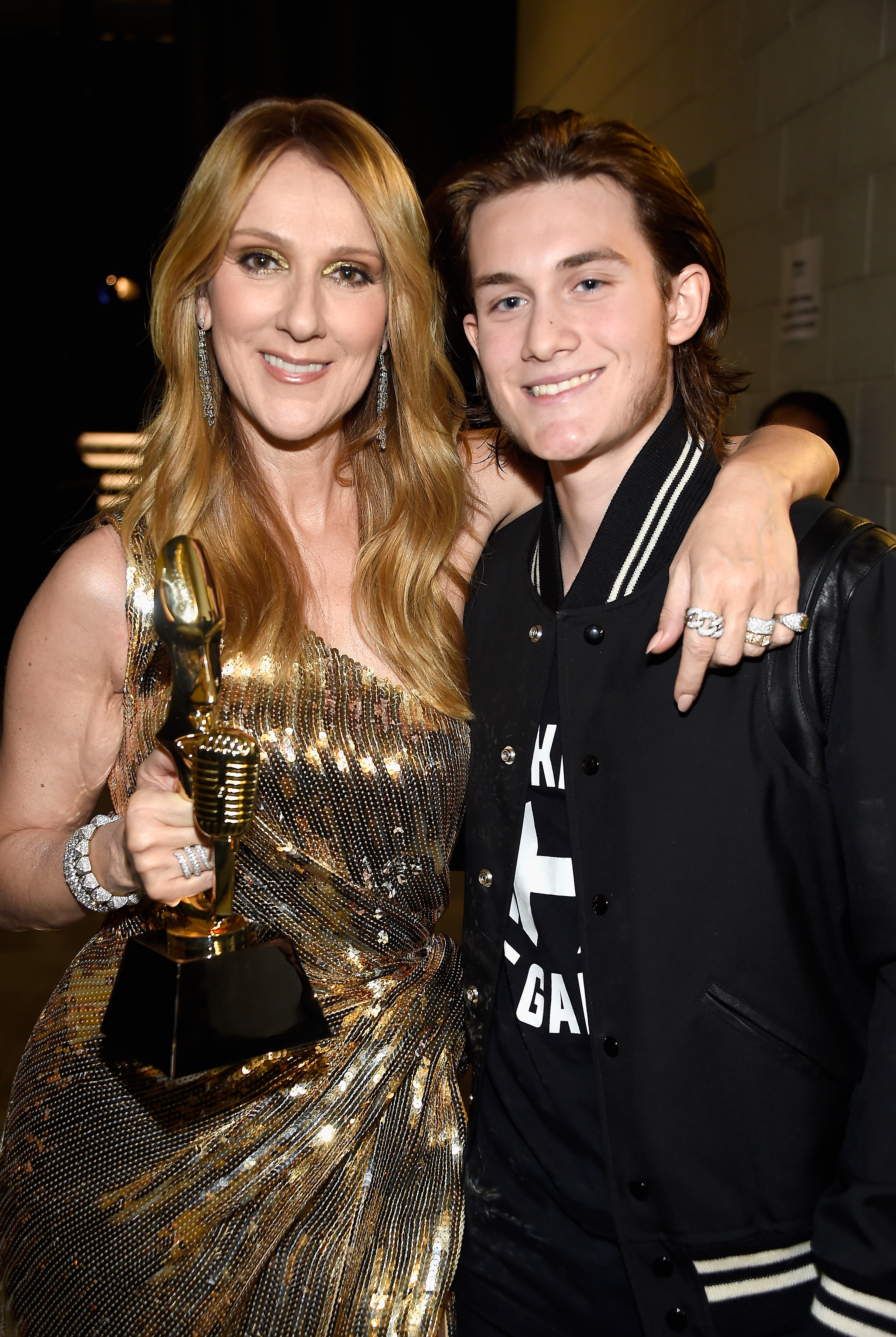 Céline Dion y René-Charles Angélil en los Billboard Music Awards 2016 el 22 de mayo de 2016 en Las Vegas, Nevada. | Fuente: Getty Images