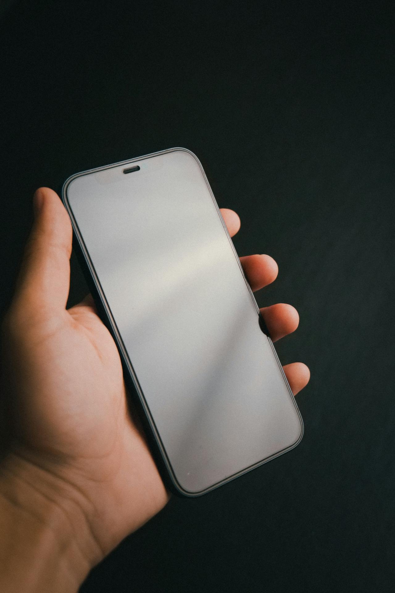 Un hombre sujetando su teléfono | Fuente: Pexels