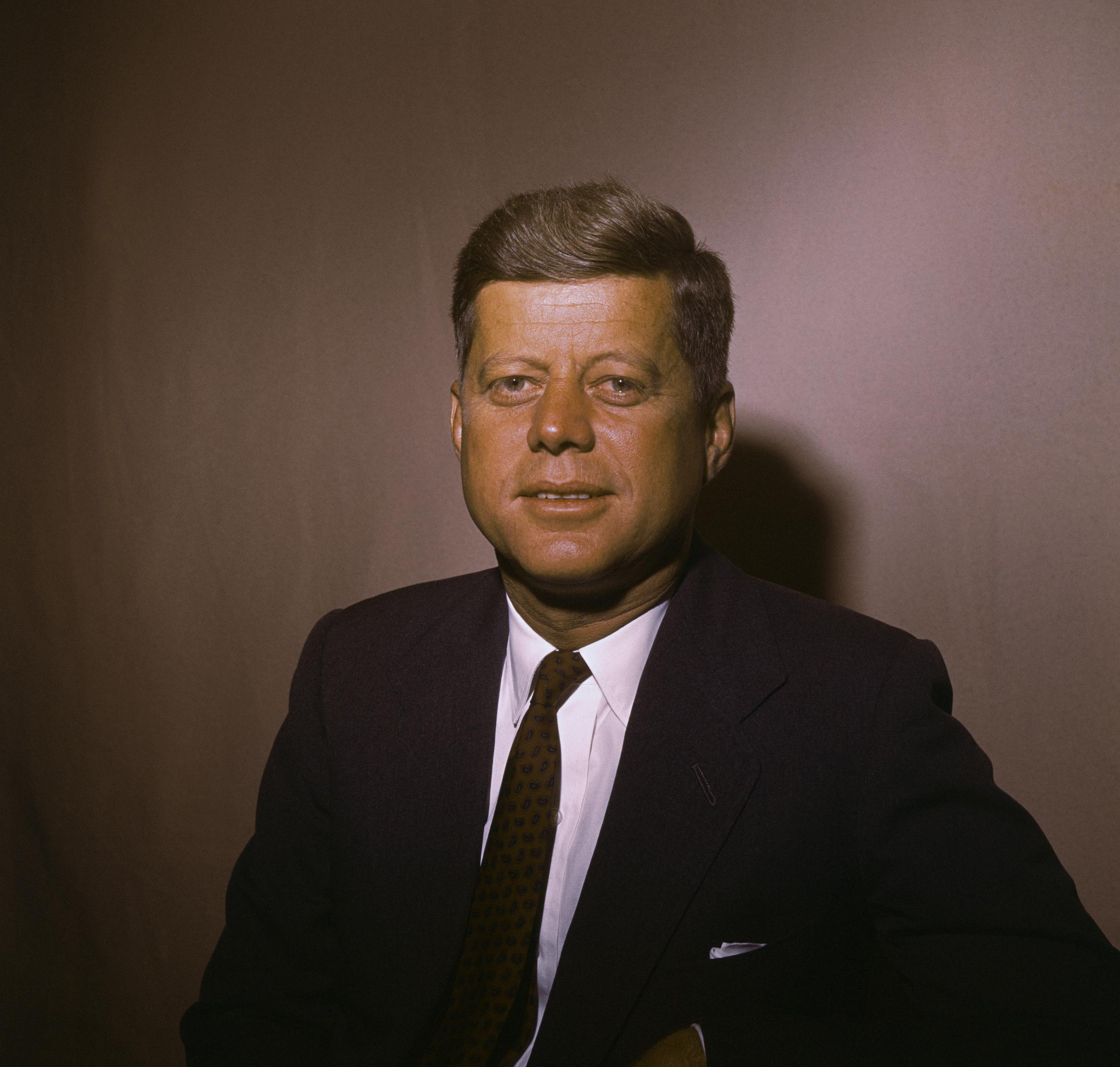 John F. Kennedy hacia 1960. | Fuente: Getty Images