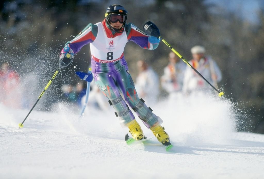 Blanca Ochoa Fernández en los Juegos Olímpicos de Albertville, Francia. | Imagen: Bob Martin/Allsport/Getty Images