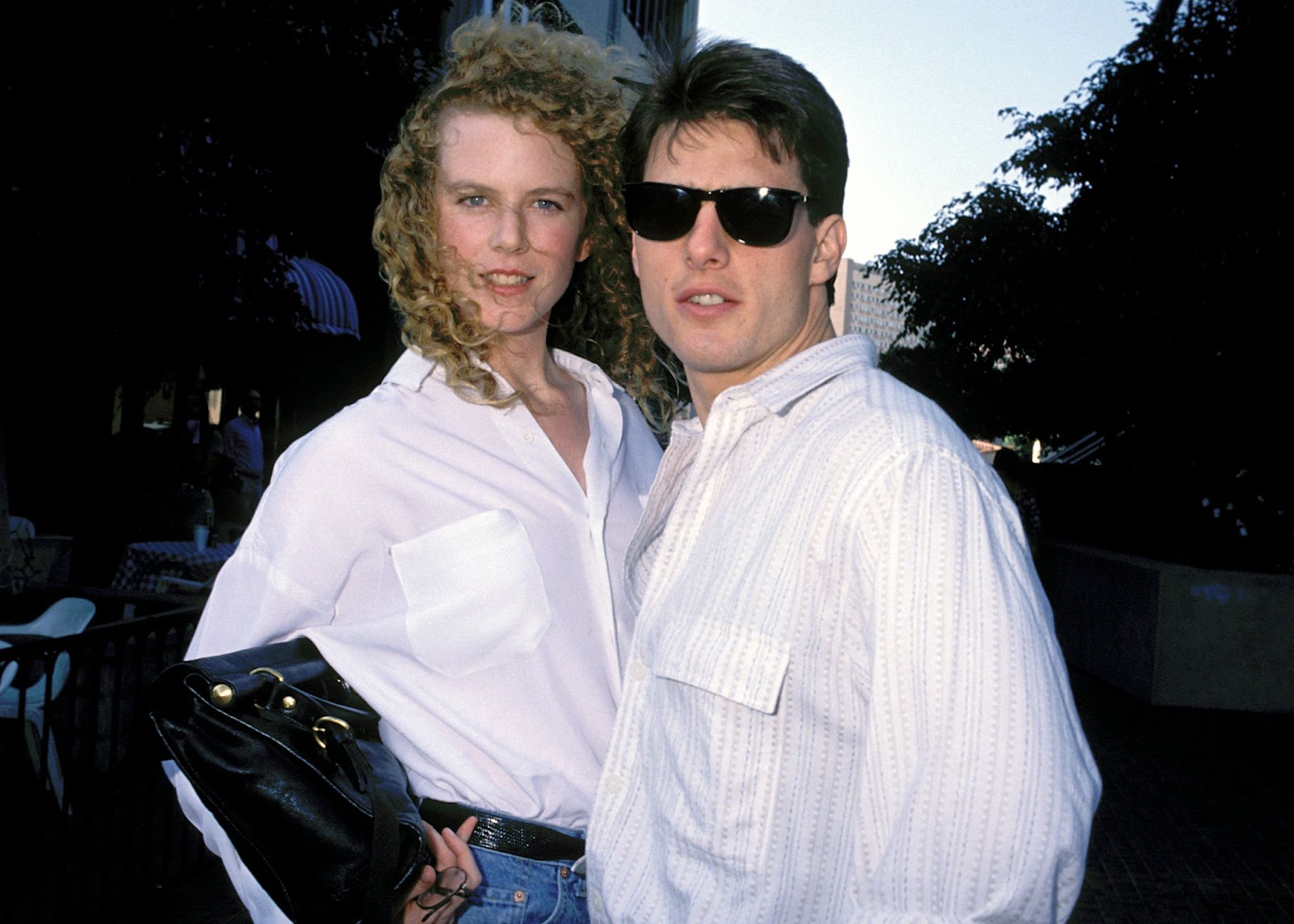 Nicole Kidman y Tom Cruise en Los Ángeles, hacia 1990 | Fuente: Getty Images