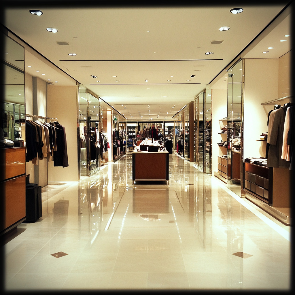 El interior de unos grandes almacenes | Fuente: Midjourney