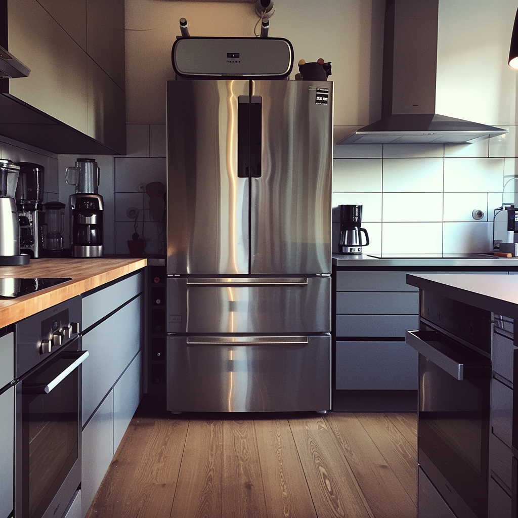 Una cocina con electrodomésticos nuevos | Fuente: Midjourney