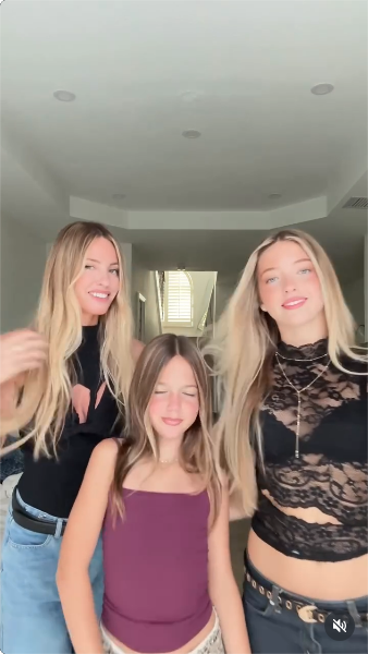 Rocío Guirao Díaz junto a sus hijas Aitana Paladini y Roma Paladini | Fuente: Instagram/ rocioguiraodiaz