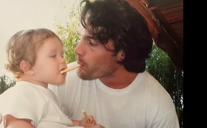 Hernán Drago junto a su hija, Lola | Fuente: YouTube/Telefe