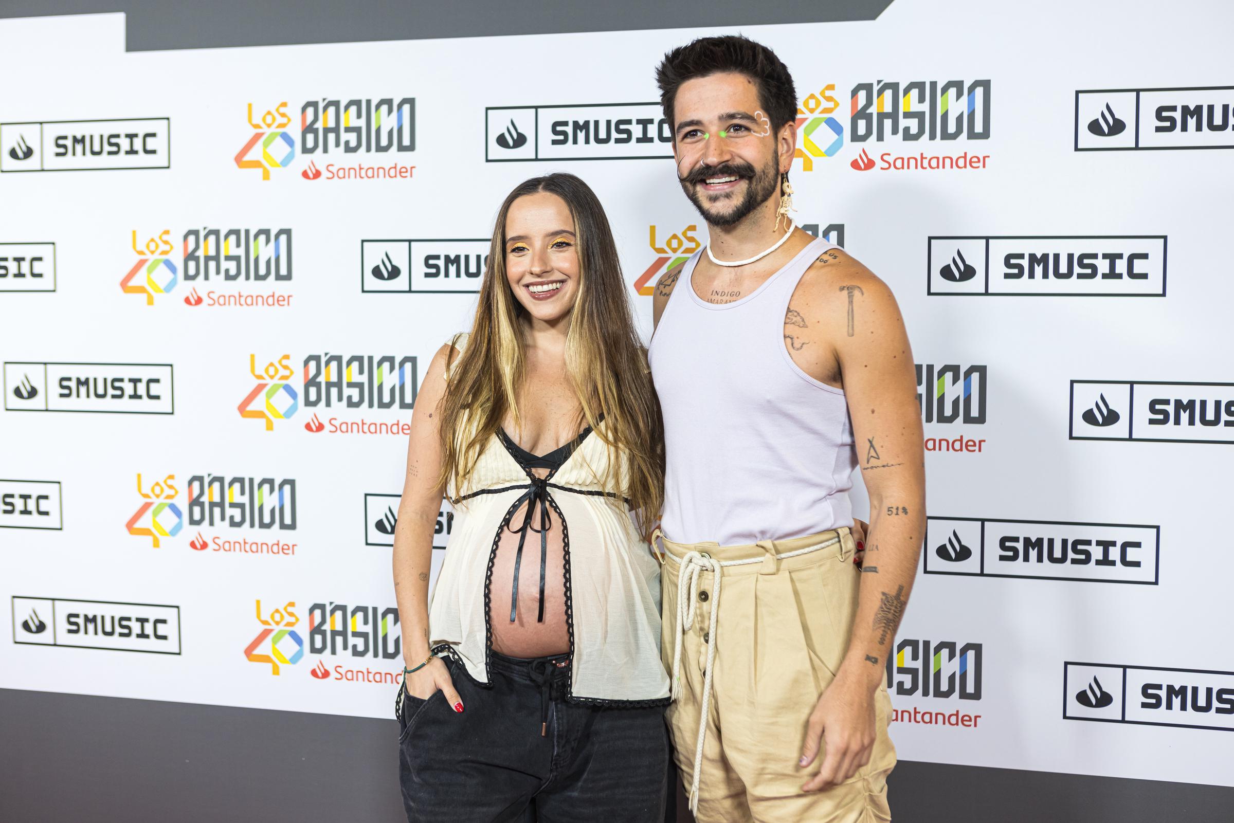 Evaluna Montaner y Camilo asisten a LOS40 Básico Santander con Camilo en el Teatro Eslava de Madrid el 12 de junio de 2024 en Madrid, España. | Fuente: Getty Images.