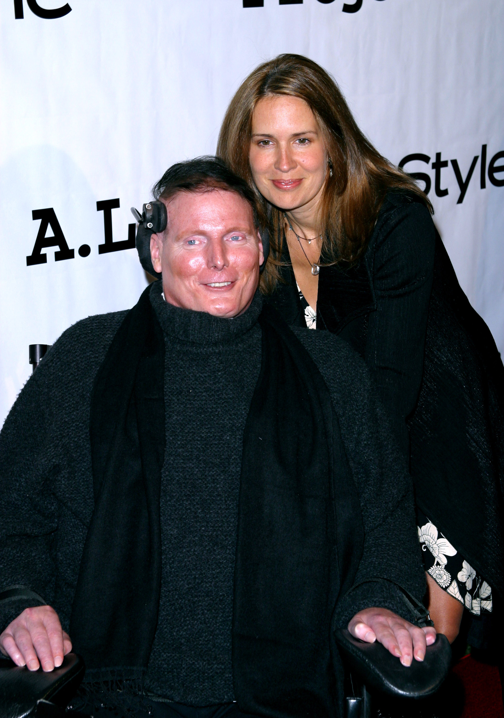 Christopher y Dana Reeve durante la 5ª Gala Benéfica Anual del Proyecto A.L.S. "Tomorrow is Tonight" en Roseland, Nueva York | Foto: Getty Images