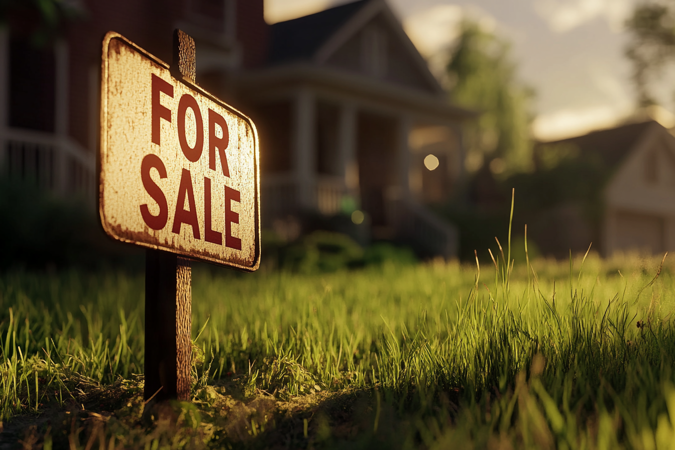 Un cartel de Se Vende | Fuente: Midjourney