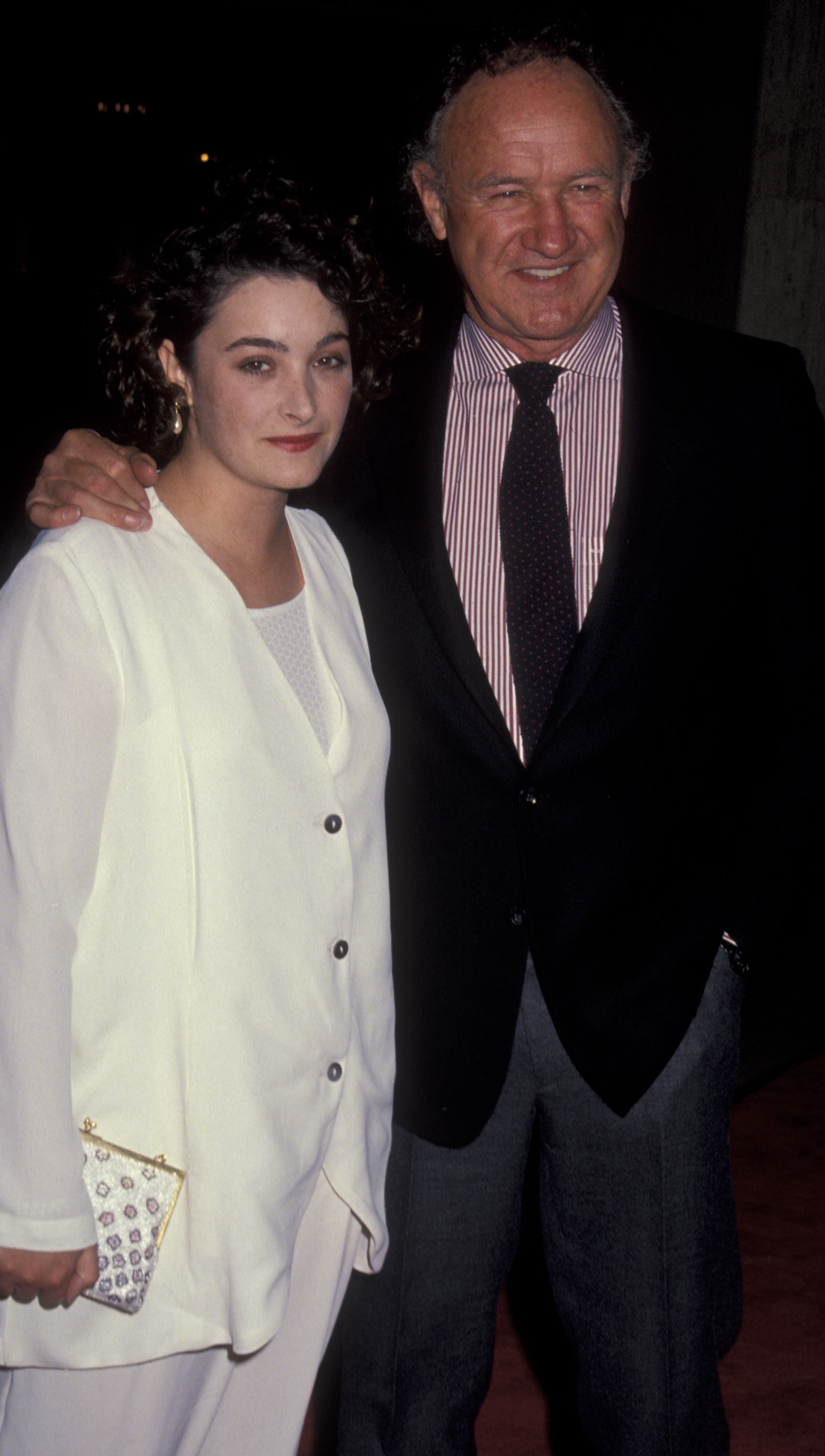 Leslie y Gene Hackman en el estreno de "Class Action" en Century City, California, el 13 de marzo de 1991. | Fuente: Getty Images