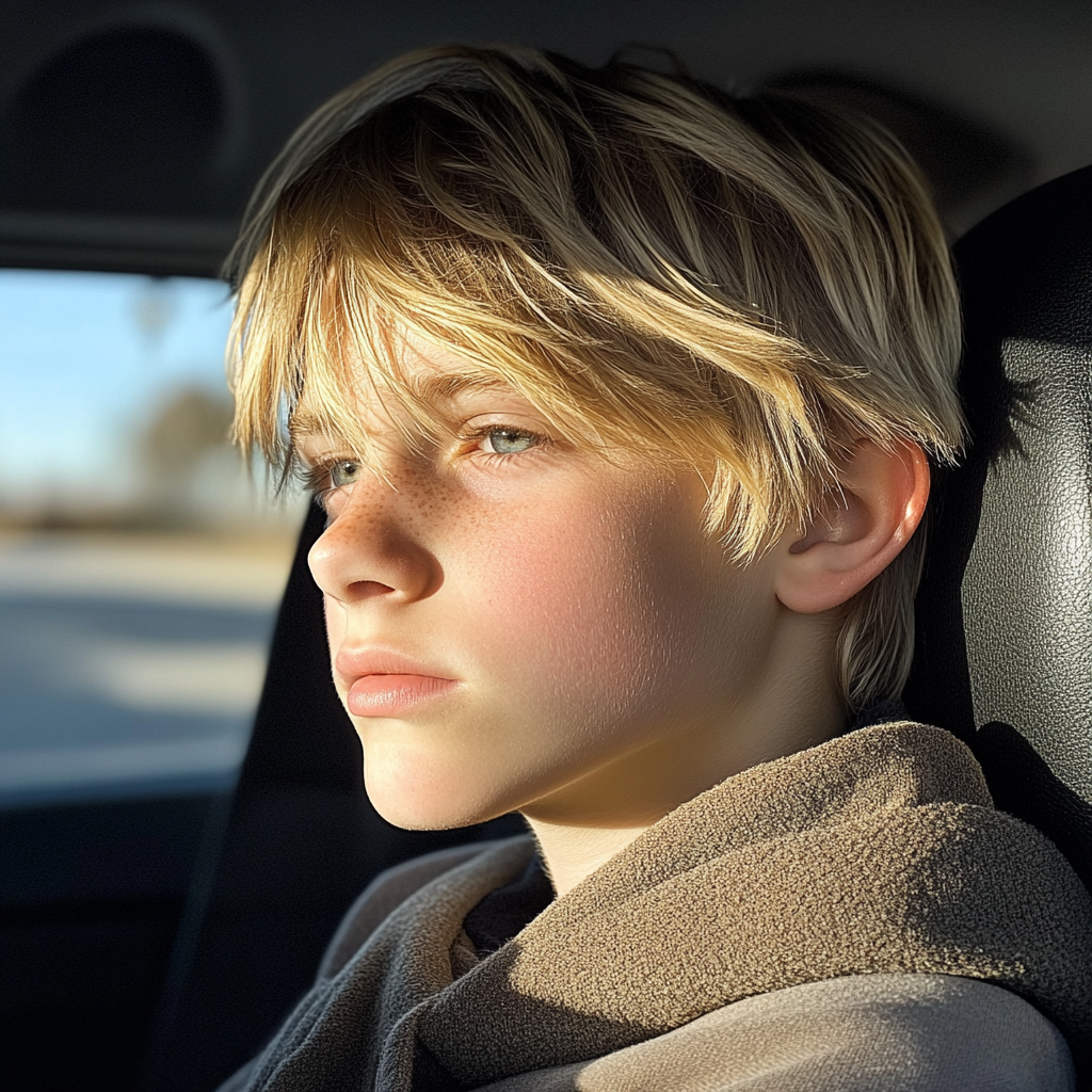 Un adolescente pensativo | Fuente: Midjourney