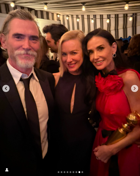 Billy Crudup, Naomi Watts y Demi Moore | Fuente: Instagram/demimoore