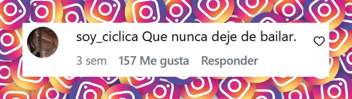 Comentario de una usuaria sobre Agostina Amado, la monja "influencer" que se hizo viral al bailar murga | Fuente: Instagram/layapasalta