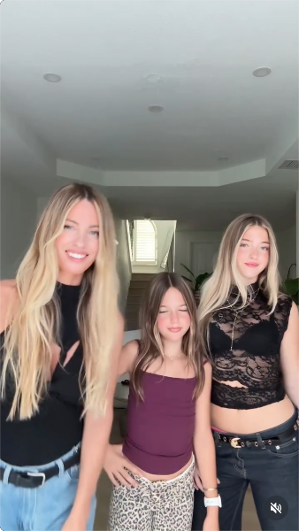Rocío Guirao Díaz junto a sus hijas Aitana Paladini y Roma Paladini | Fuente: Instagram/ rocioguiraodiaz