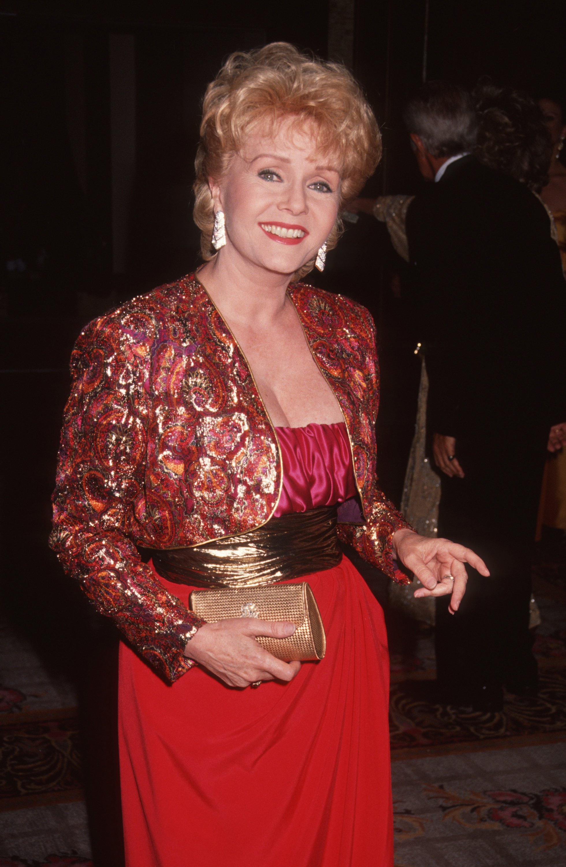 Debbie Reynolds sonriendo. | Fuente: Getty Images