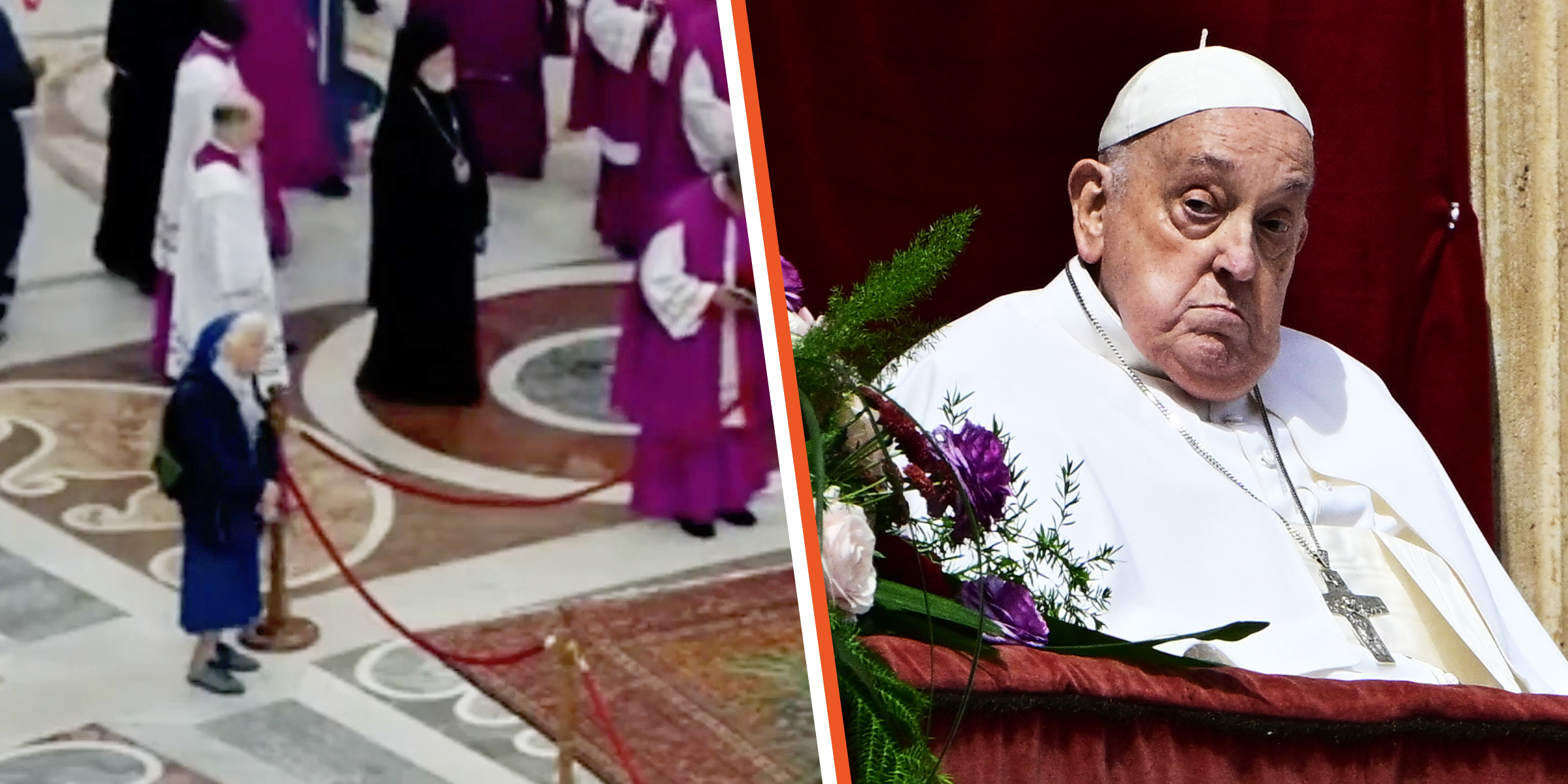 La monja | El papa Francisco | Fuente: YouTube/TheIndependent