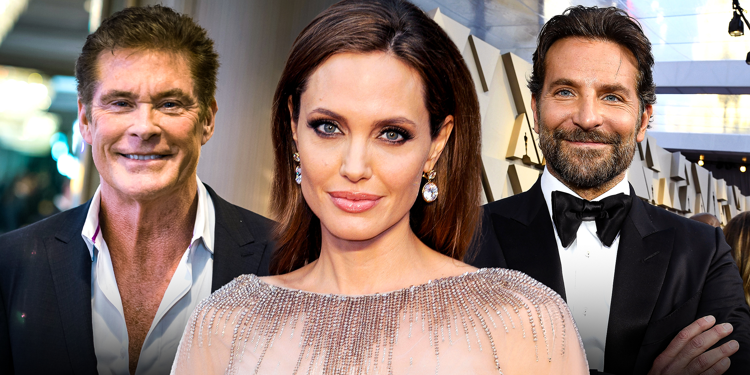 David Hasselhoff | Angelina Jolie | Bradley Cooper | Fuente: Getty Images