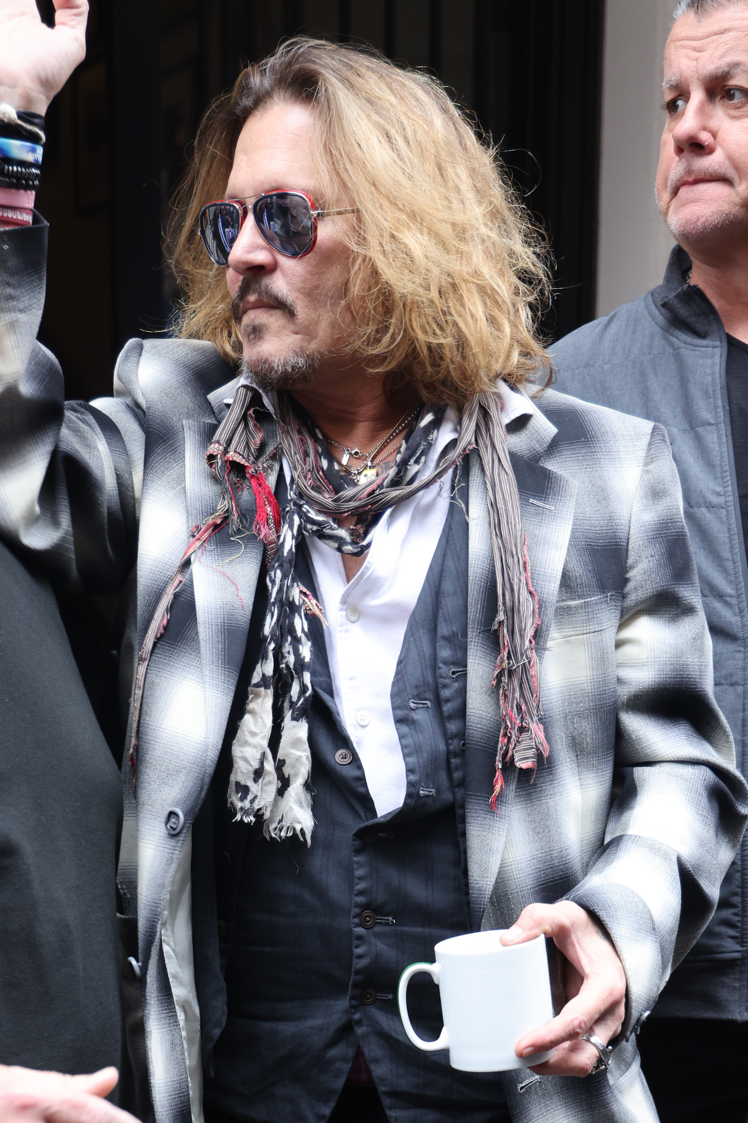 Johnny Depp visto en Birmingham, Inglaterra, el 06 de junio de 2022 | Foto: Getty Images