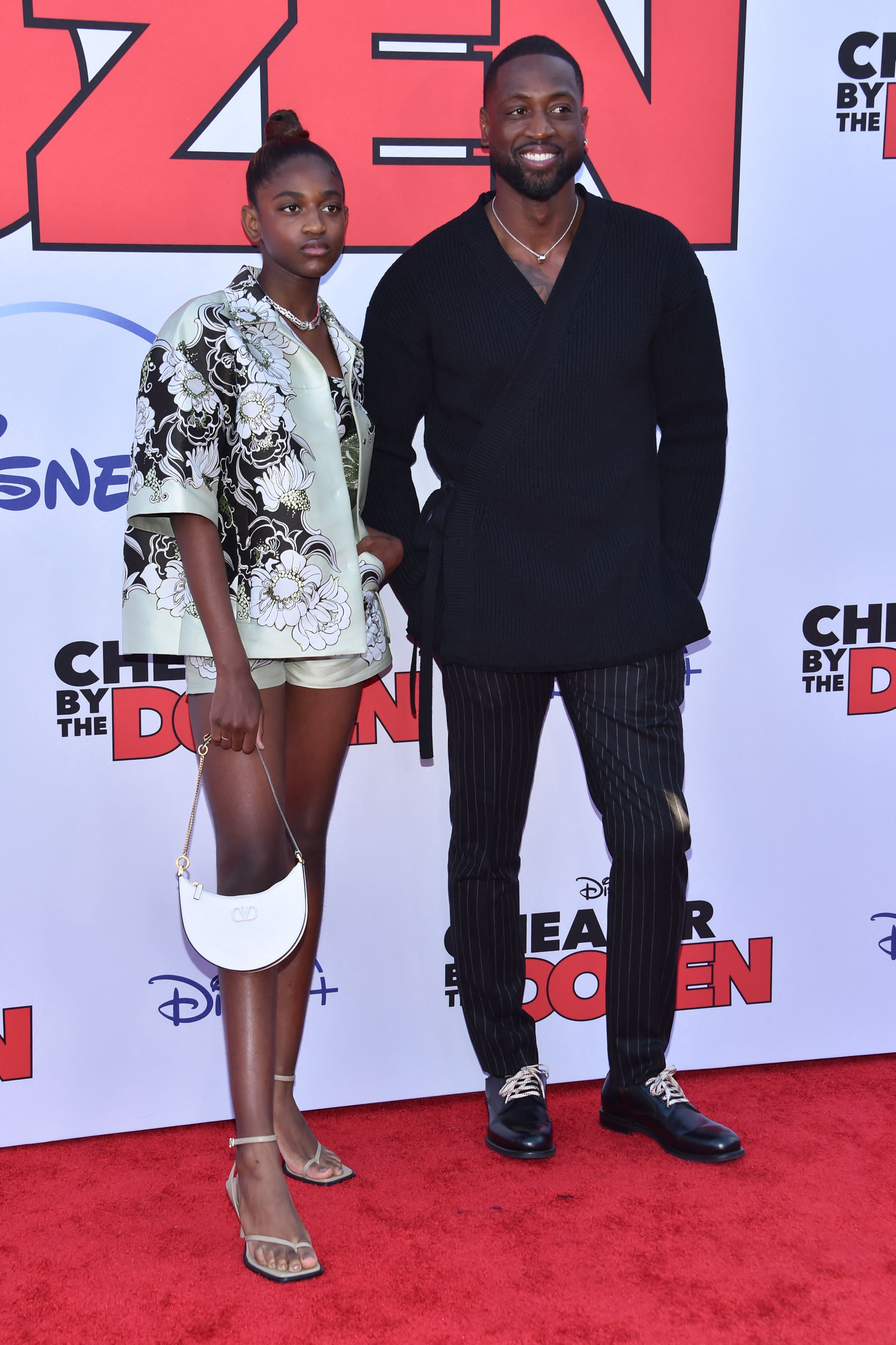 Zaya y Dwyane Wade en el estreno de Disney de "Cheaper by the Dozen" en Hollywood, California, el 16 de marzo de 2022 | Fuente: Getty Images