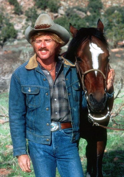 Robert Redford en Utah filmando la película 'The Electric Horseman' en marzo de 1979. | Fuente: Getty Images.