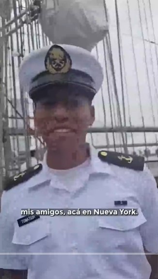 Los cadetes dan sus últimos mensajes antes de la colisión. | Foto: TikTok/latinus_us