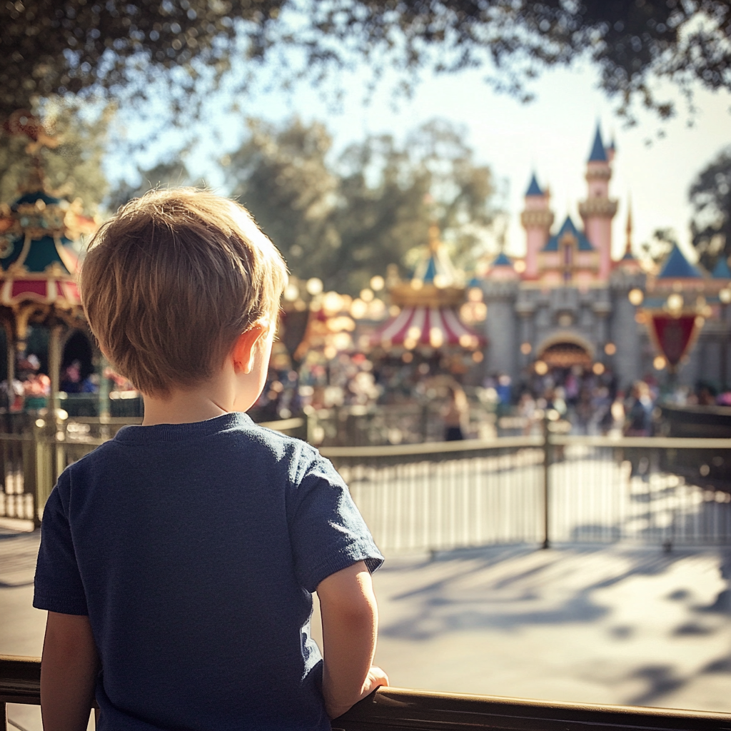 Un niño en Disney | Fuente: Midjourney