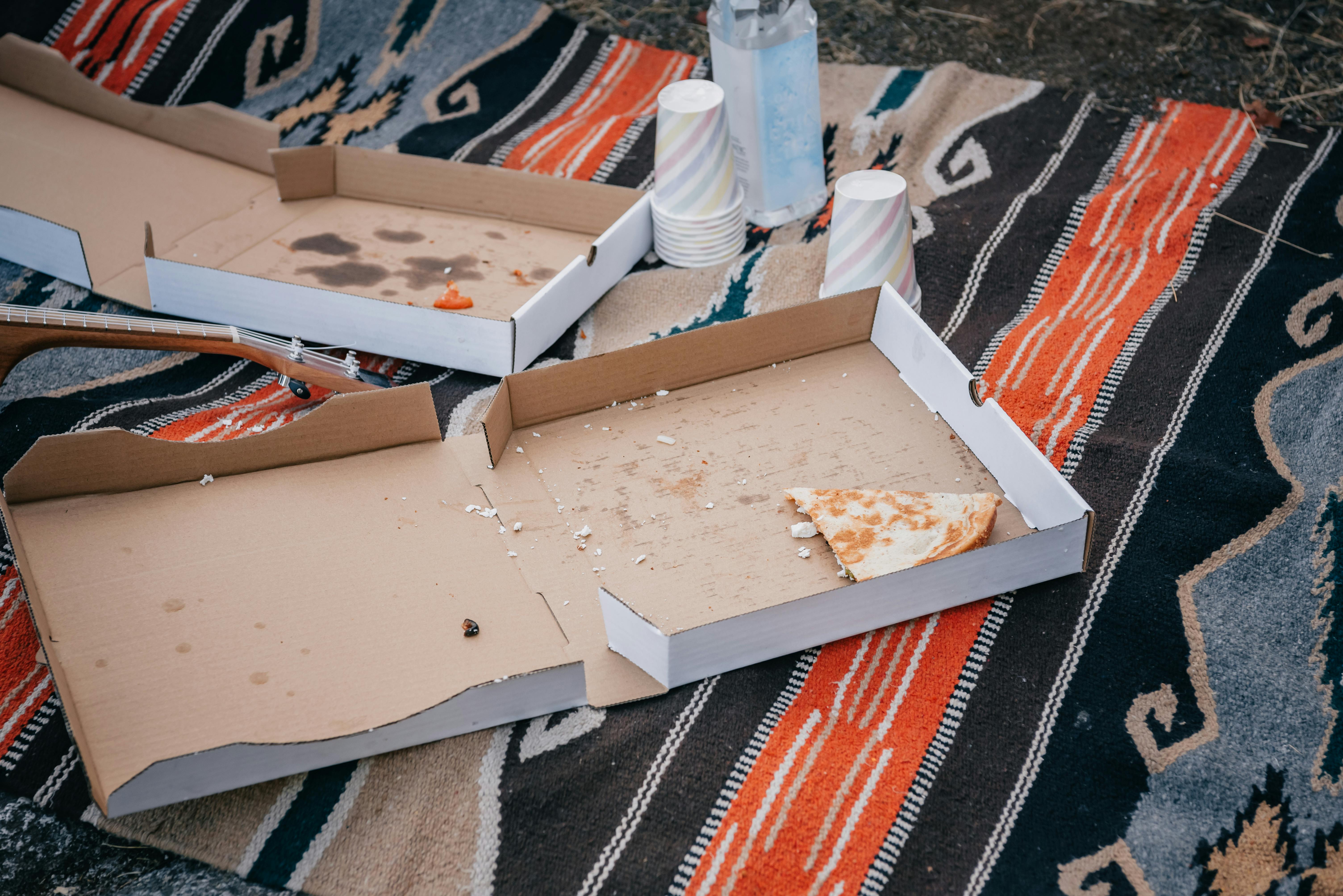 Cajas de pizza vacías | Fuente: Pexels