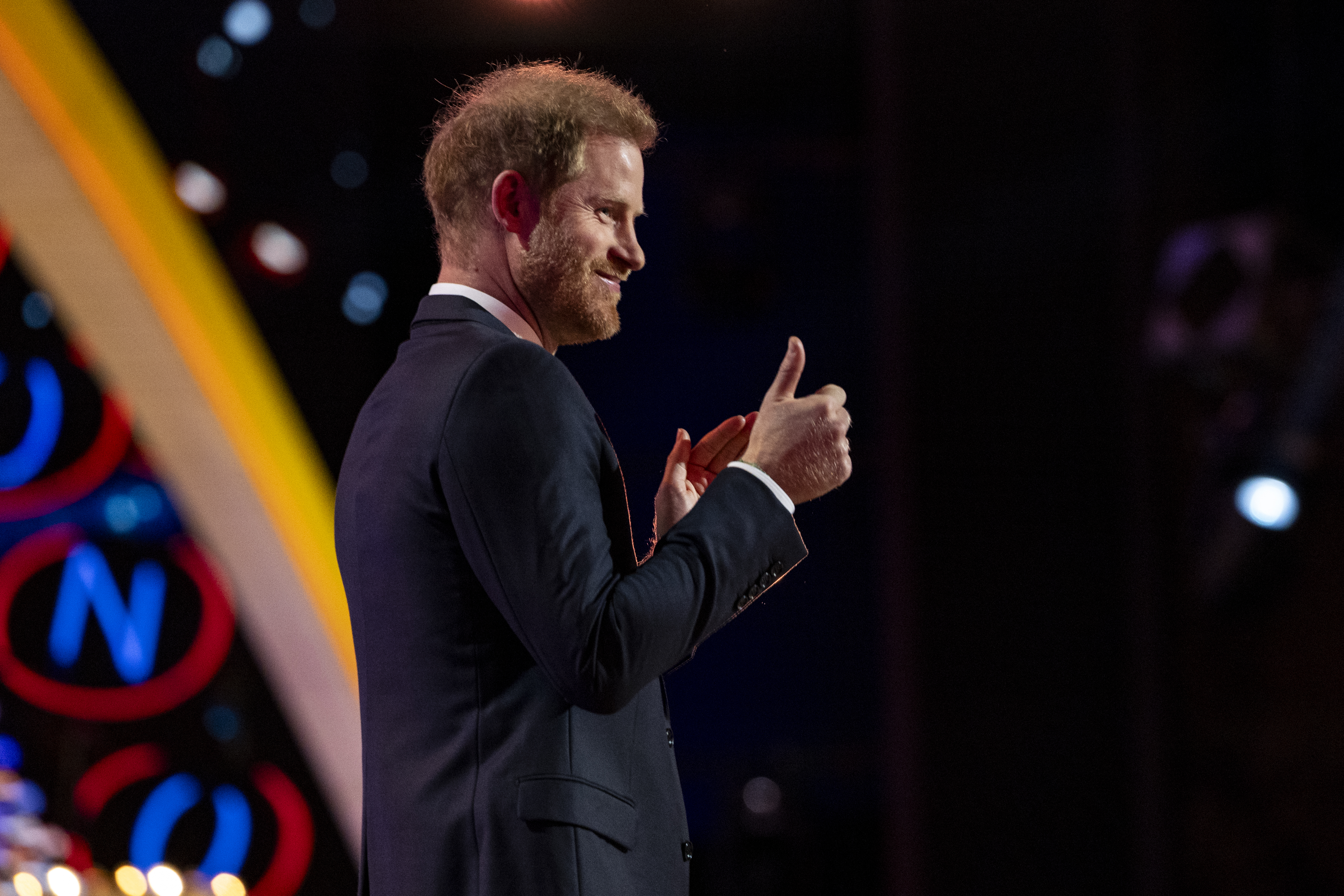 El príncipe Harry en los 13º Honores Anuales de la NFL en Las Vegas, Nevada, el 8 de febrero de 2024 | Fuente: Getty Images