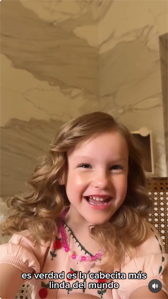 Pampita grabó a su hija Anita mientras le hacía varias preguntas | Fuente: Instagram/anagarciamoritan