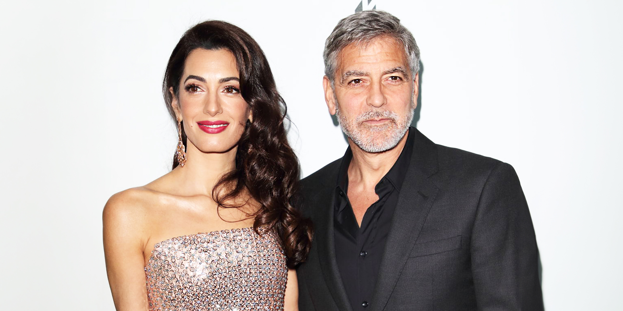 Amal y George Clooney. | Fuente: Getty Images