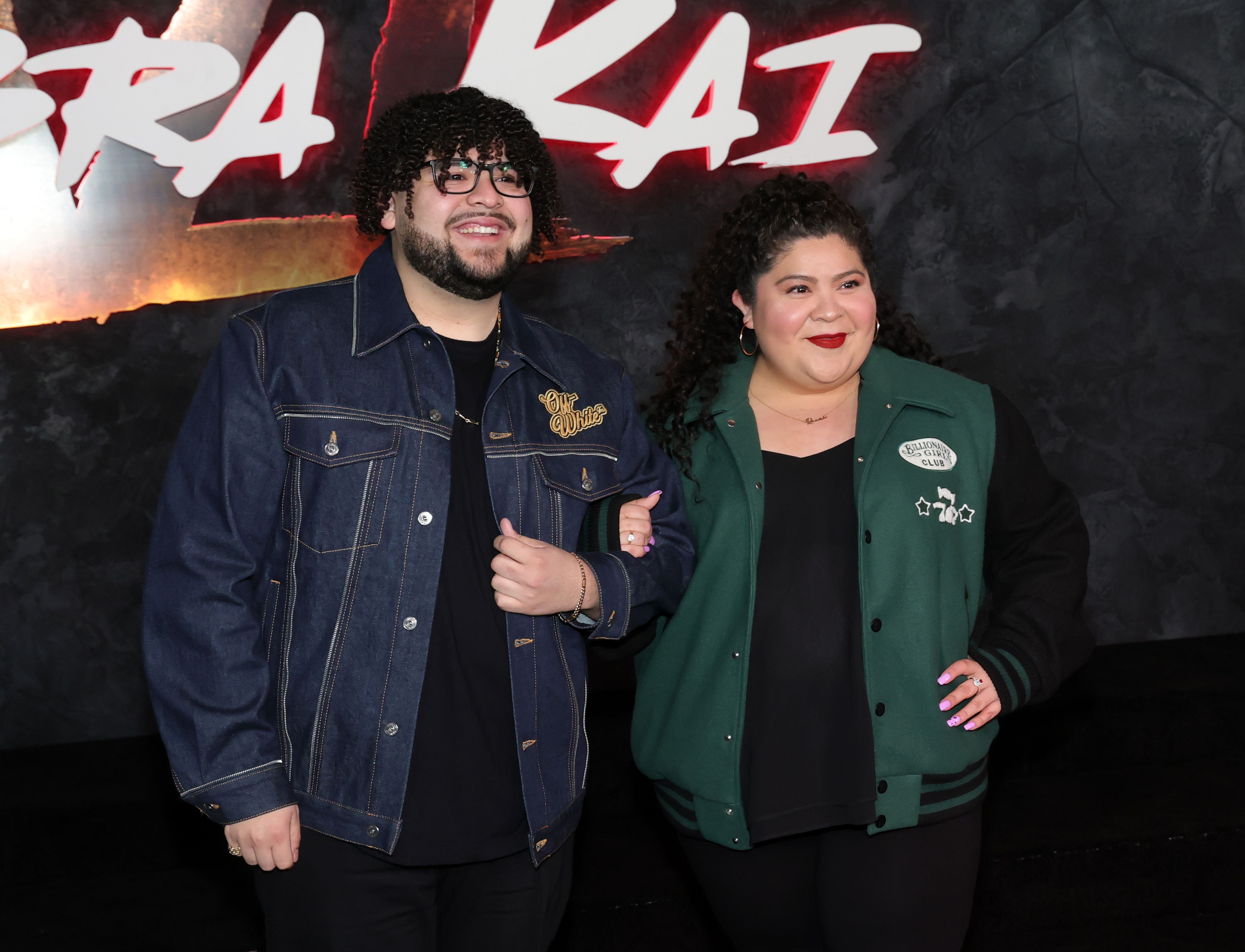 Rico Rodriguez y Raini Rodriguez en The Egyptian Theatre Hollywood el 12 de febrero de 2025, en Los Angeles, California | Fuente: Getty Images