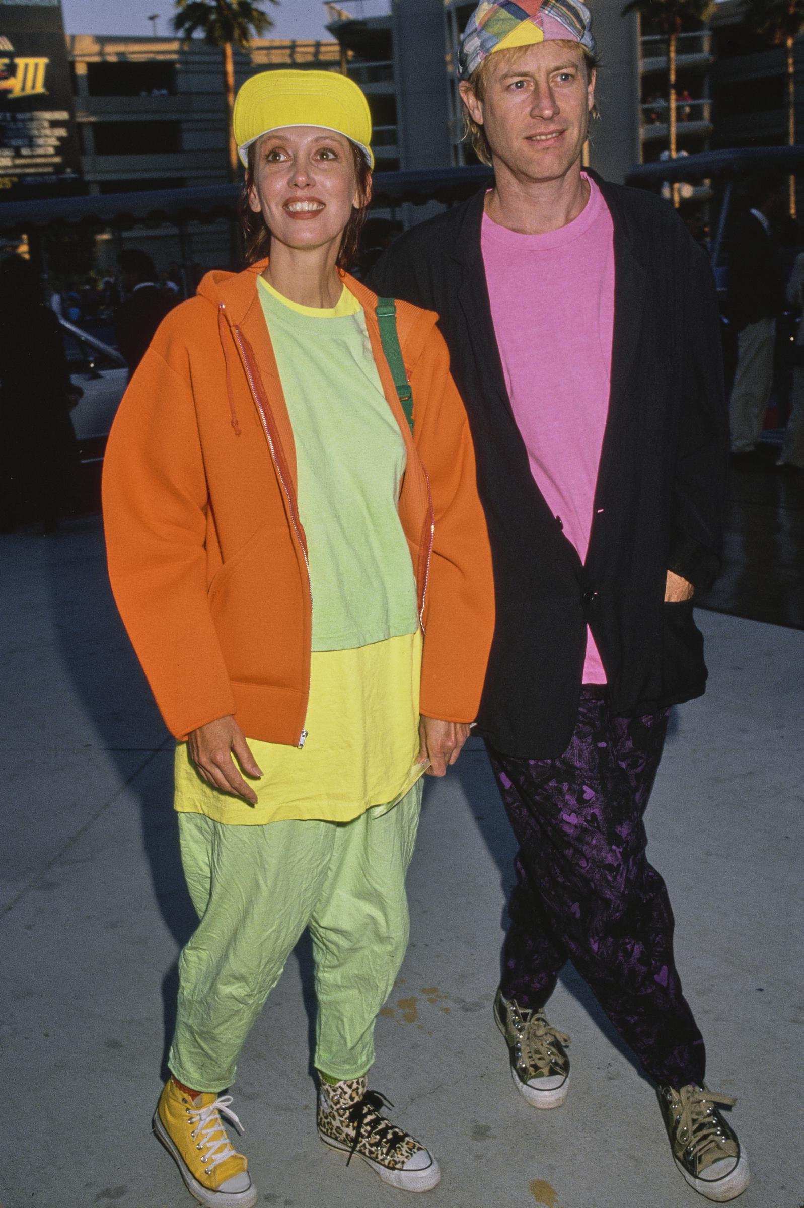 Shelley Duvall y Dan Gilroy en el estreno en Los Ángeles de "Back to the Future Part III", 1990 | Fuente: Getty Images