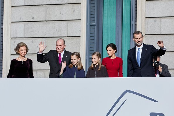 La Reina Sofía y el Rey Juan Carlos I en el 40 aniversario de la Constitución. | Imagen: Getty Images
