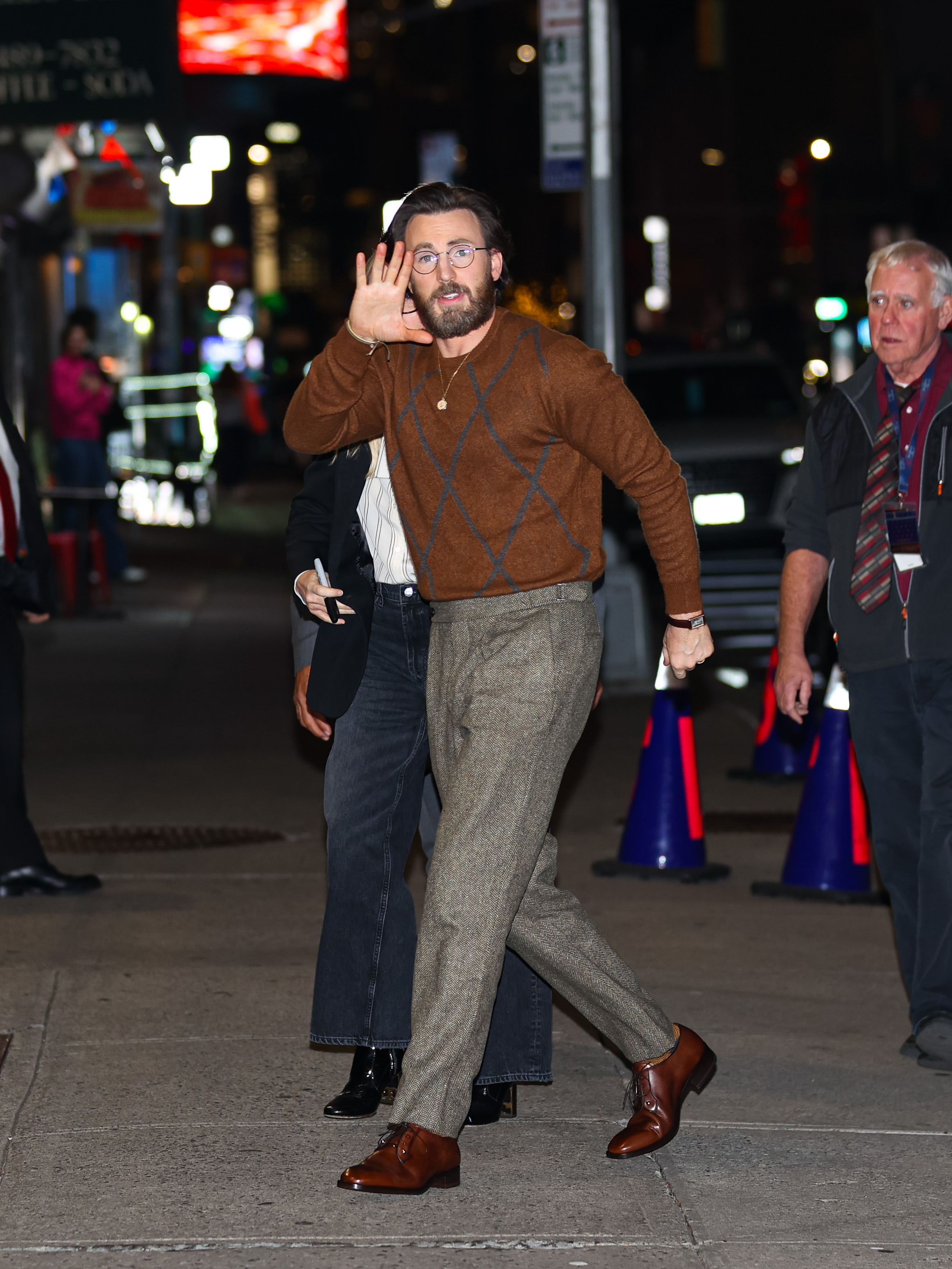 Chris Evans el 11 de noviembre de 2024, en Nueva York | Fuente: Getty Images