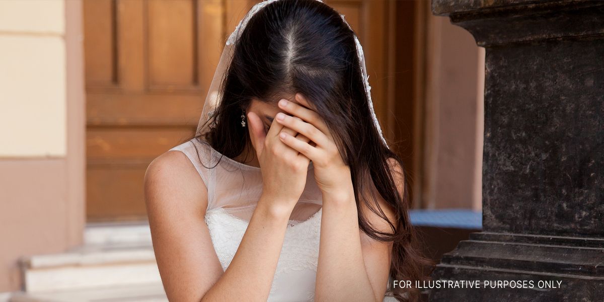 Una novia llorando | Fuente: Shutterstock