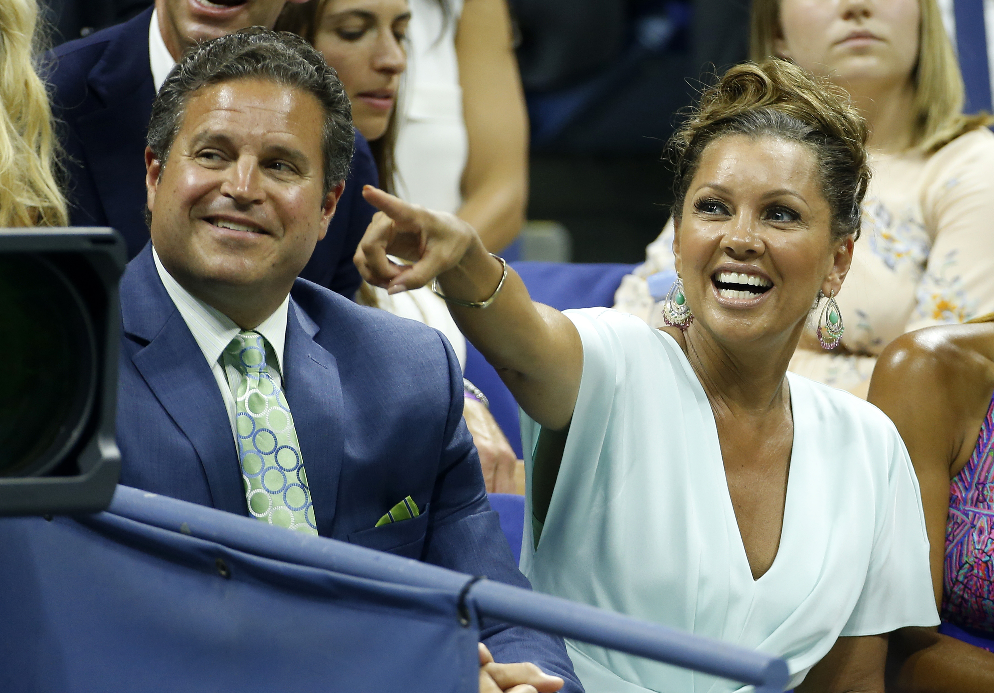 Jim Skrip y Vanessa Williams en la 15ª Gala Anual de la USTA en Nueva York el 31 de agosto de 2015 | Foto: Getty Images