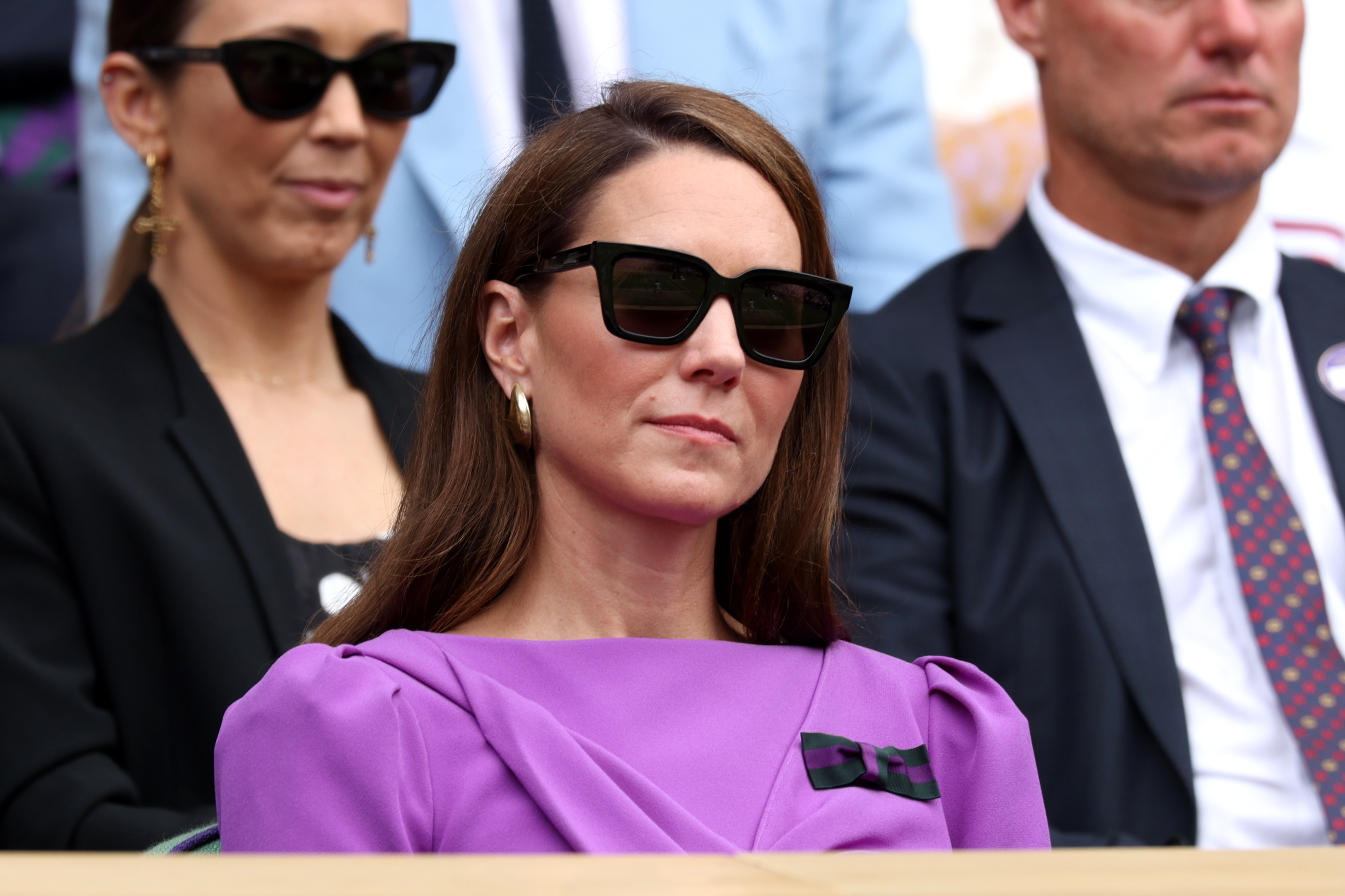 Catherine, Princesa de Gales, durante la decimocuarta jornada de The Championships Wimbledon 2024 en el All England Lawn Tennis and Croquet Club el 14 de julio de 2024 en Londres, Inglaterra | Fuente: Getty Images