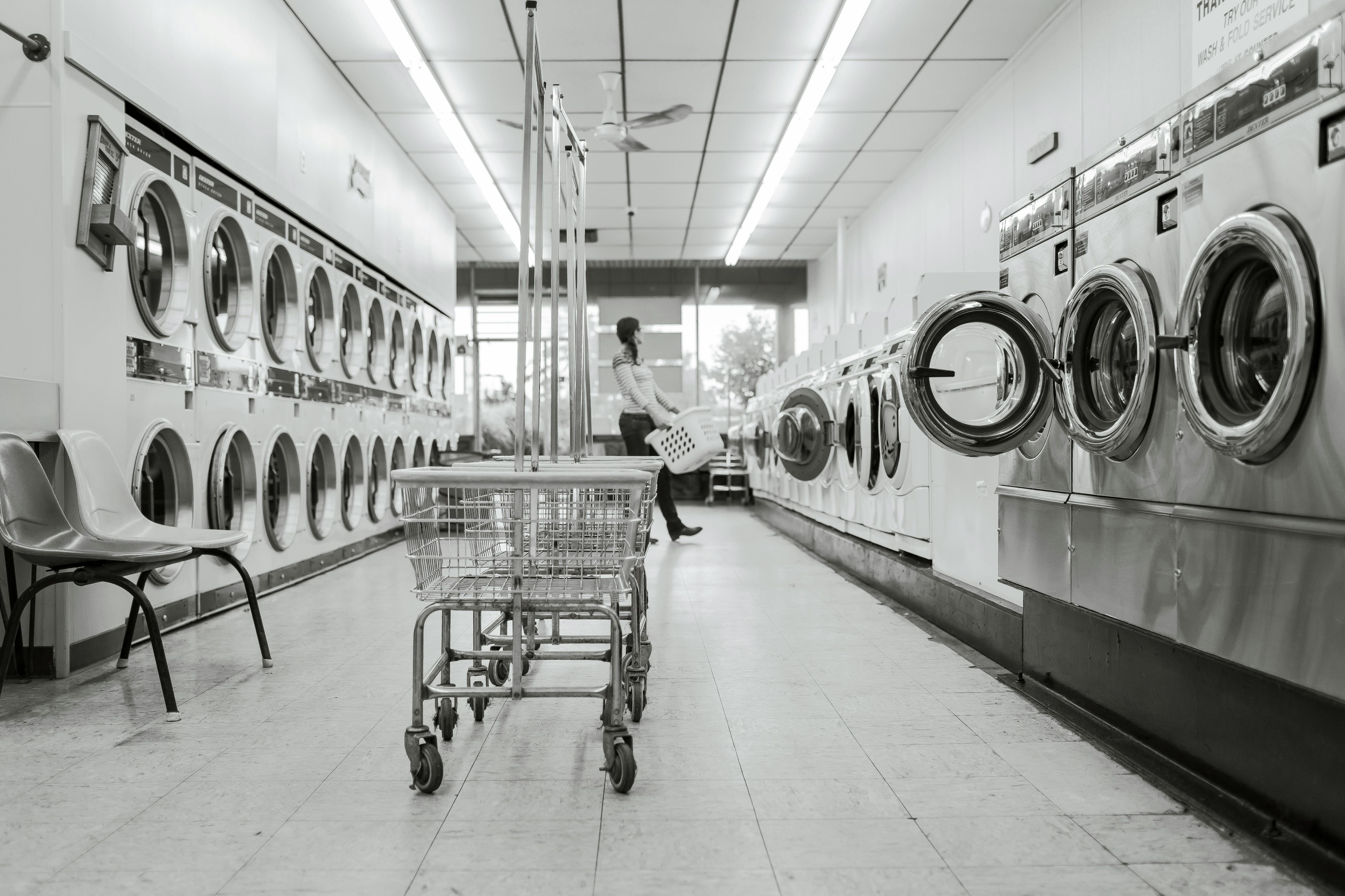 El interior de una lavandería | Fuente: Pexels