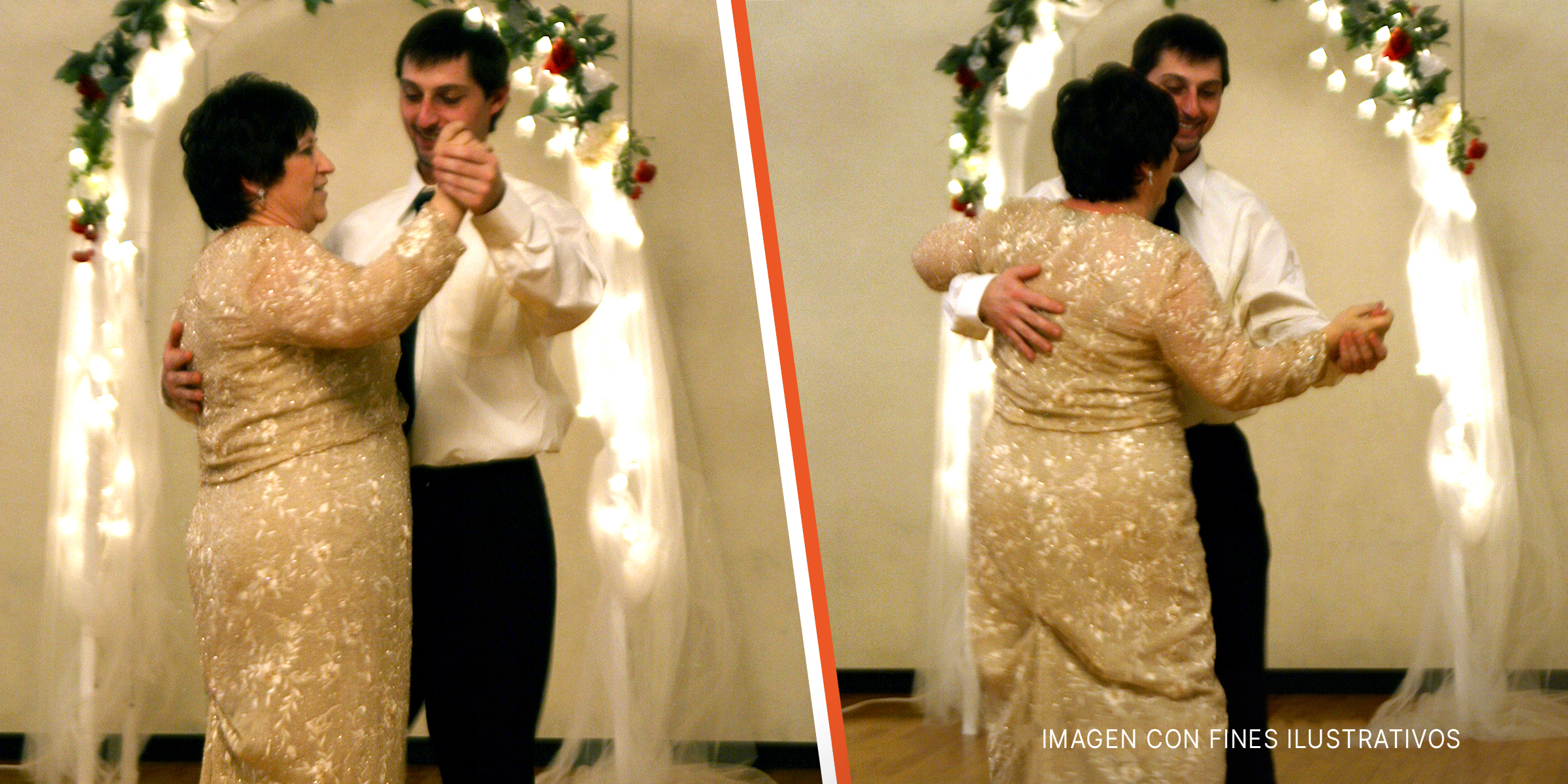 Un hijo compartiendo un baile con su madre en su boda | Fuente: Flickr.com/quinn.anya (CC BY-SA 2.0)