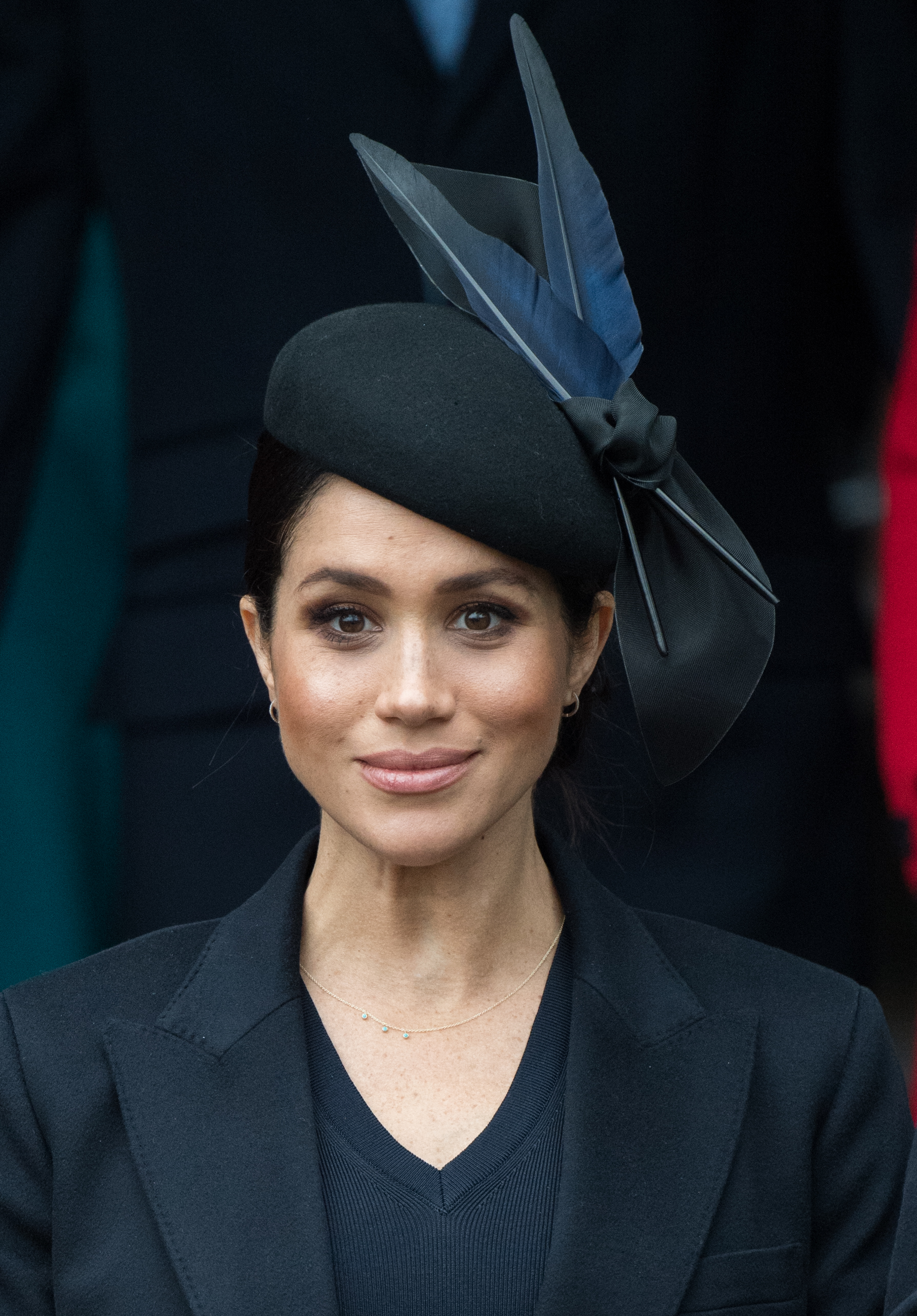 Meghan Markle asiste al servicio religioso del Día de Navidad en la Iglesia de Santa María Magdalena, en la finca de Sandringham, el 25 de diciembre de 2018 | Fuente: Getty Images